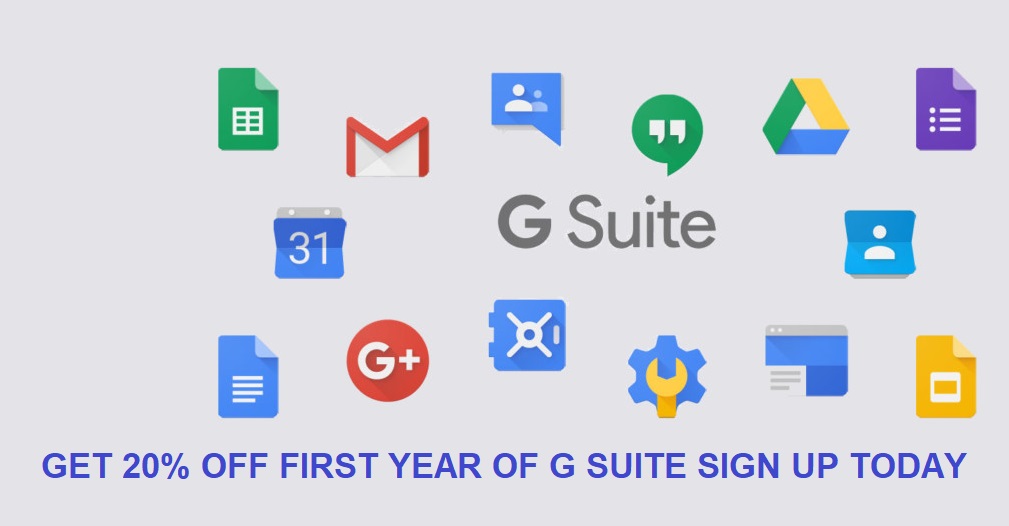 G suite coupon code